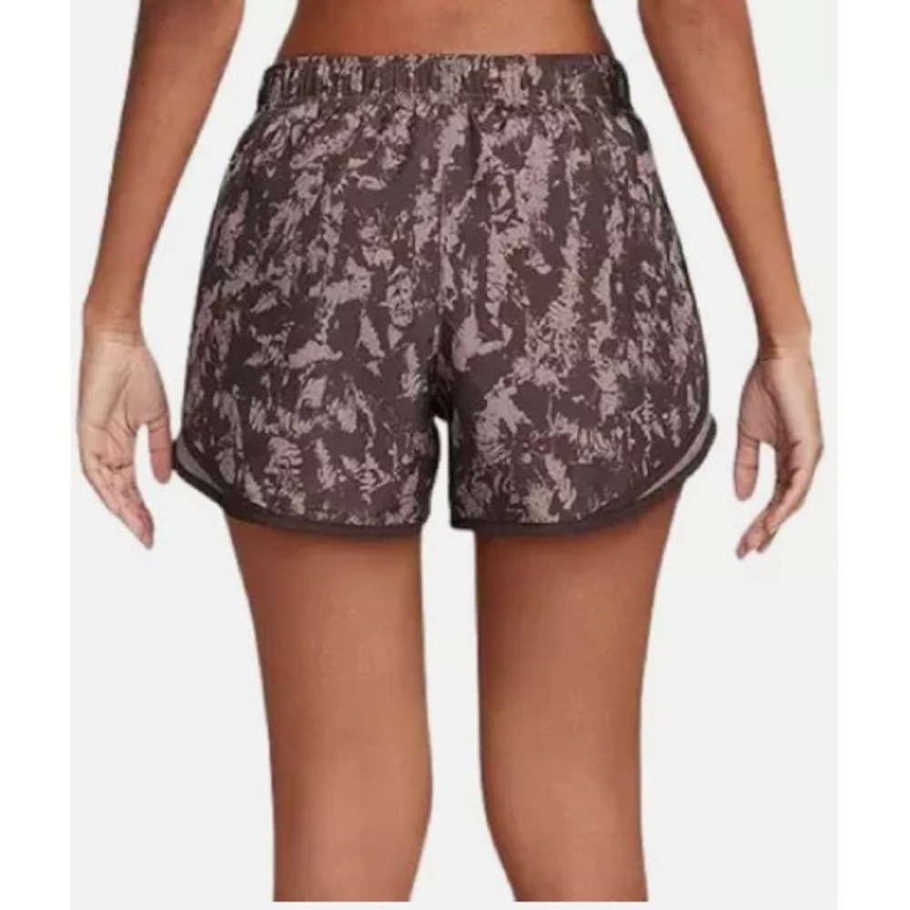 Nike Women's XS Tempo‎ DRI-FIT Brief-Lined Running Shorts in Smokey Mauve Print - Picture 3 of 4